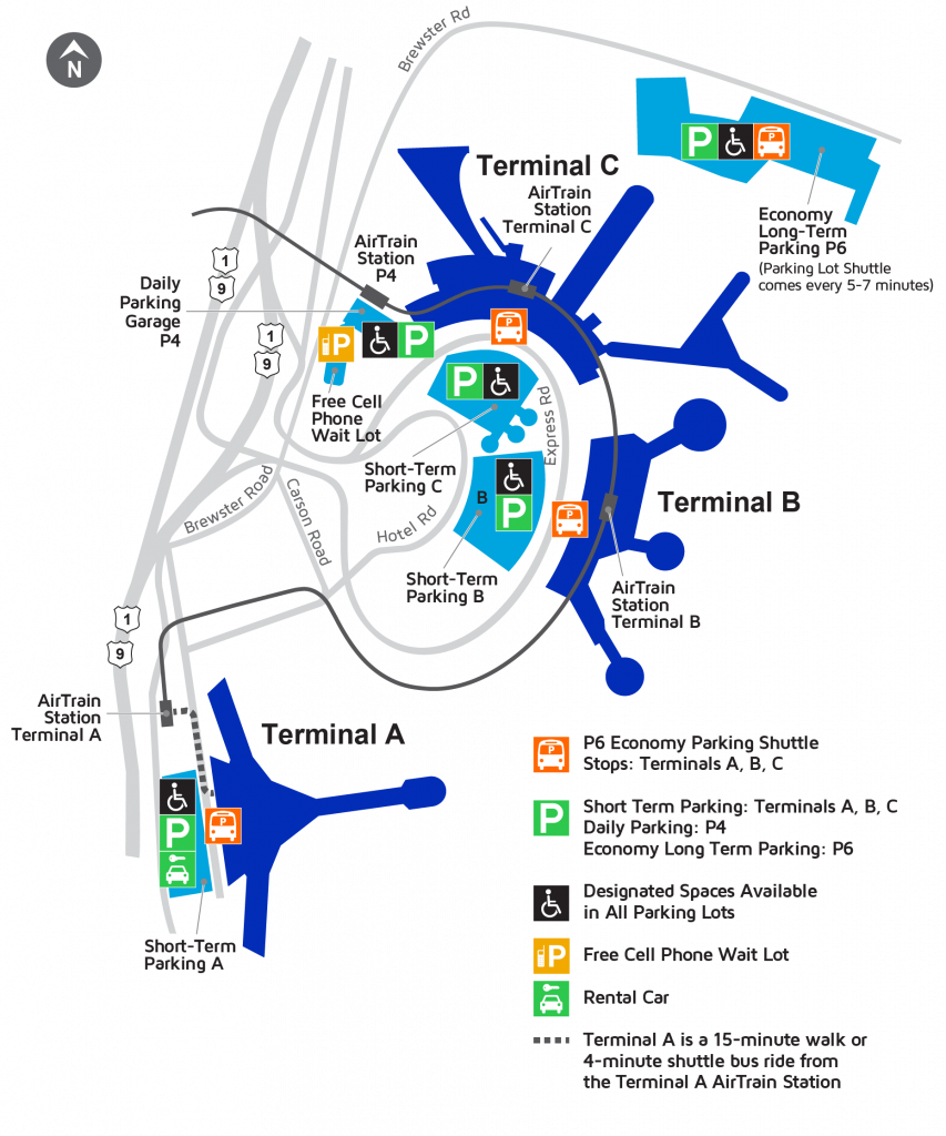 EWR Airport Map