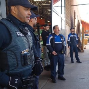 New Rochelle Police at Home Depot